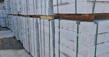 渭南芝麻白路牙石，路侧石