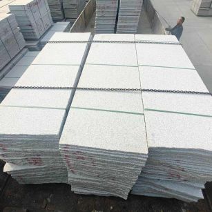 渭南芝麻白毛板，石材毛板