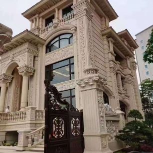 渭南黄金麻别墅外墙异形定制
