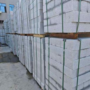 渭南芝麻白路牙石，路侧石