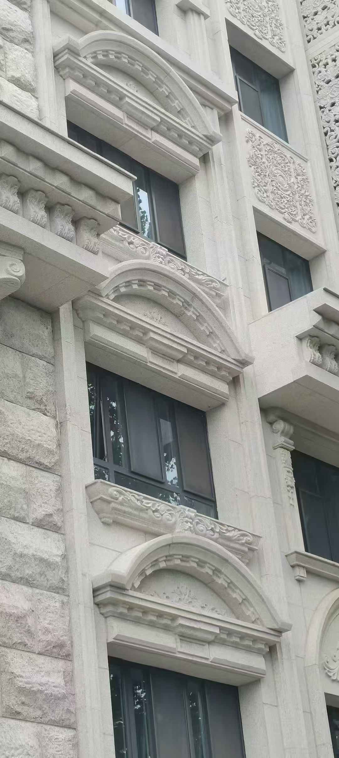 渭南芝麻白异形 石材异形定制