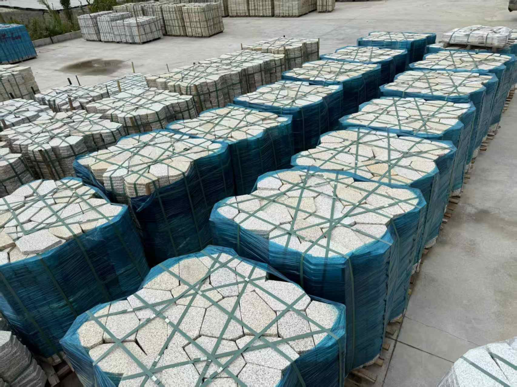 渭南黄金麻冰裂纹 碎拼