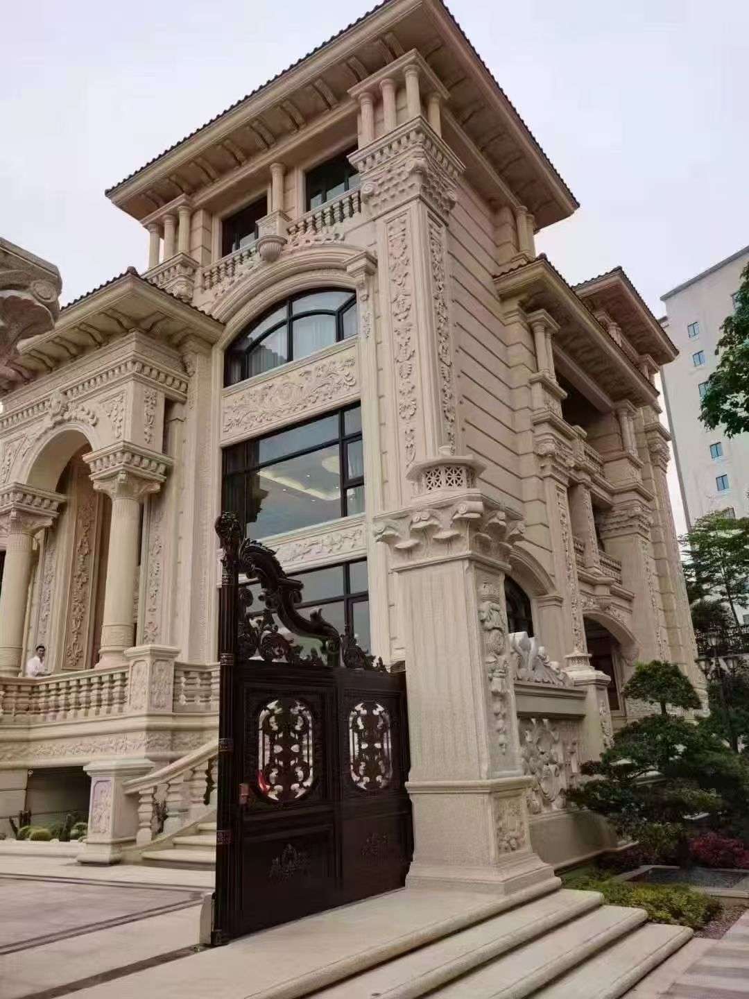 渭南黄金麻别墅外墙异形定制