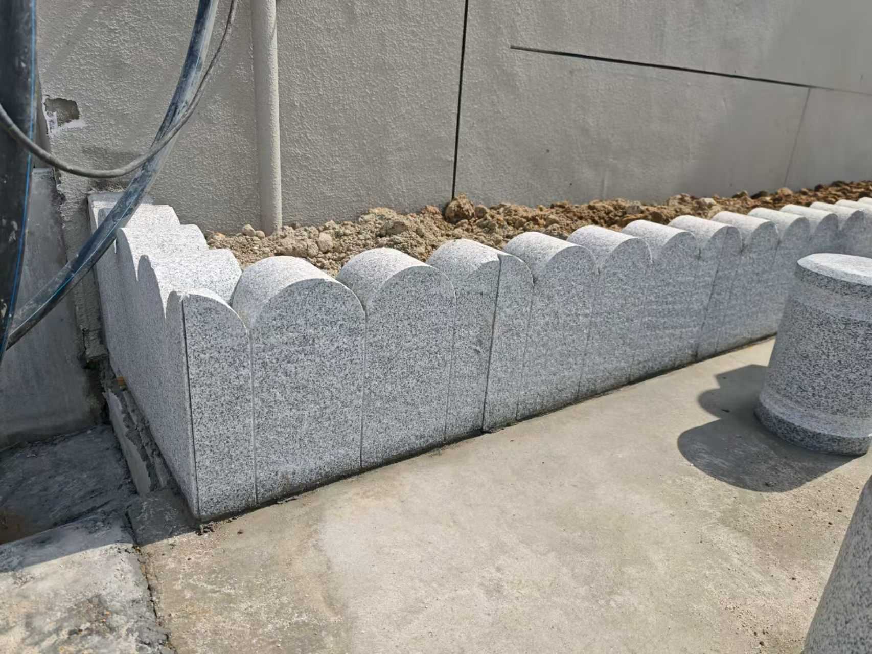 渭南芝麻白花边石  围边石