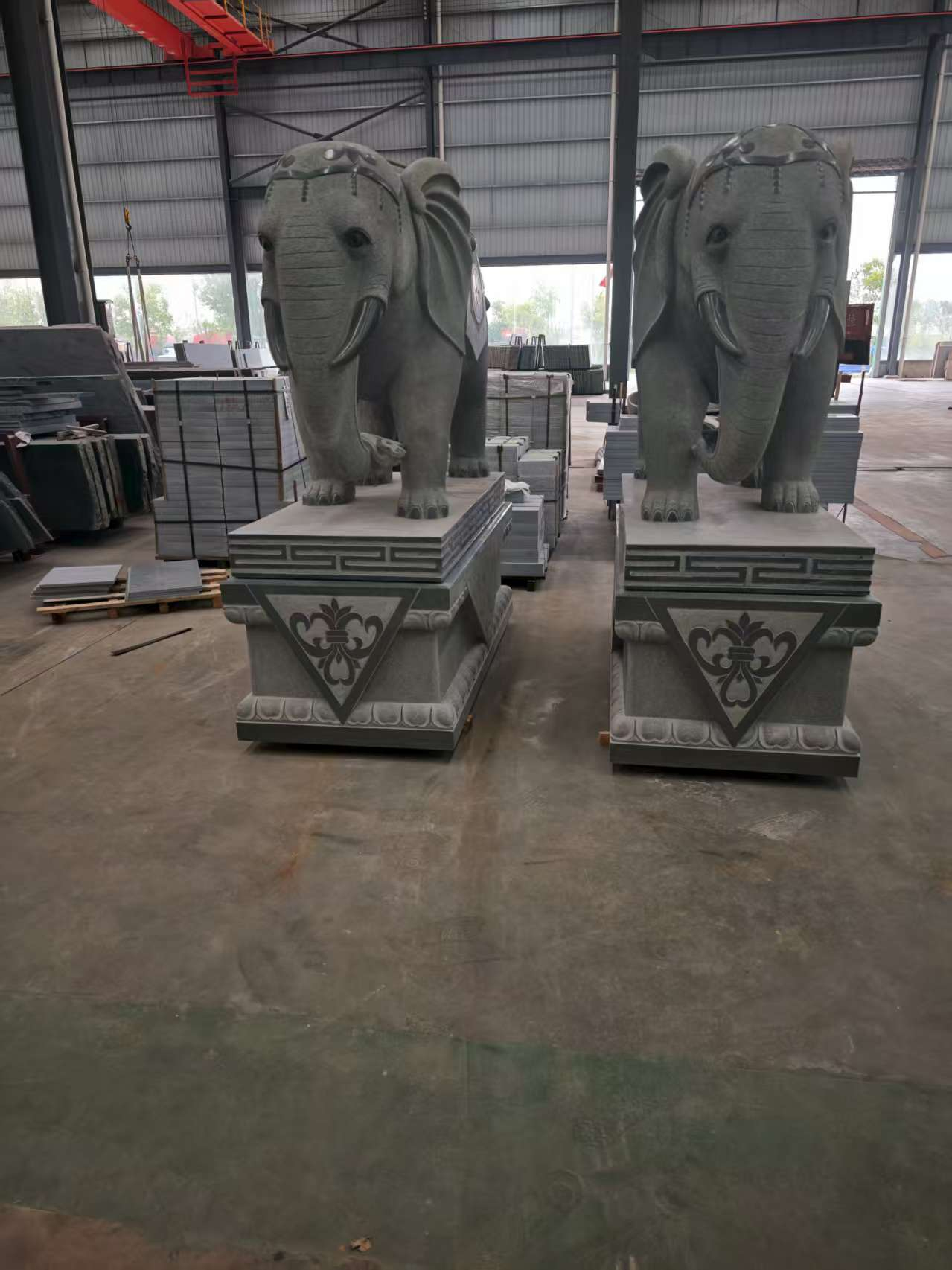 渭南芝麻灰花岗岩对象 芝麻白芝麻灰大象