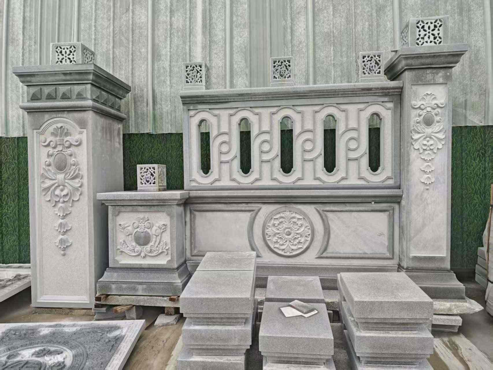 渭南芝麻灰异形别墅门头